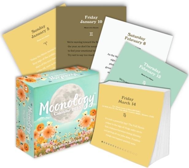 Image du produit Moonology™ Calendrier 2025 (11,5 x 11,5 cm, Couverture rigide, Anglais)