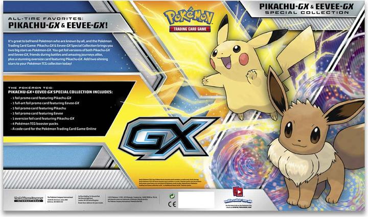 Image du produit Pokémon Pikachu GX & Eevee GX Collection Box (Anglais, Coffret & Collection)