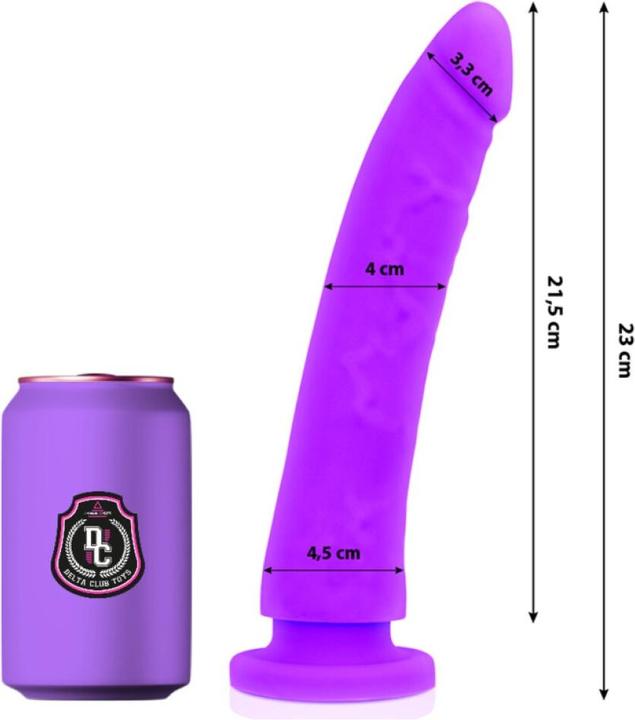 Produktbild Delta Club Toys Dildo Lila Silicona Medica 23 X 4.5 cm