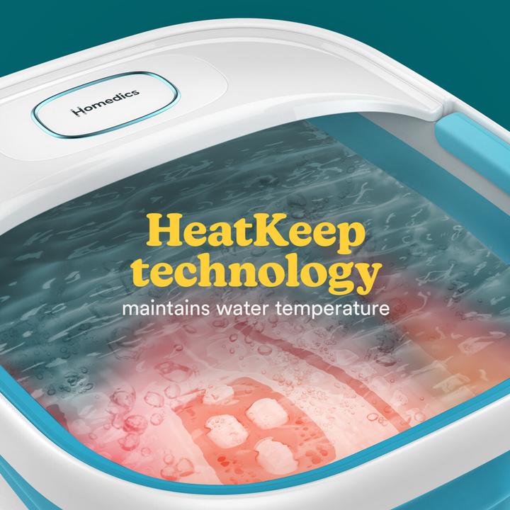 Actual product image Homedics FB-70BL-EB Smart Space Collapsible Foot Spa