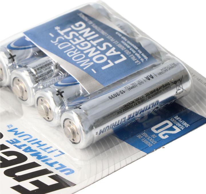 Actual product image Energizer Ultimate Lithium (4 pcs., AA, 3000 mAh)