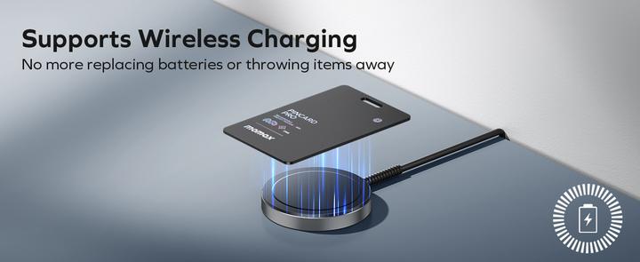 Image du produit Momax PinCard Pro Rechargeable Find My Tracker