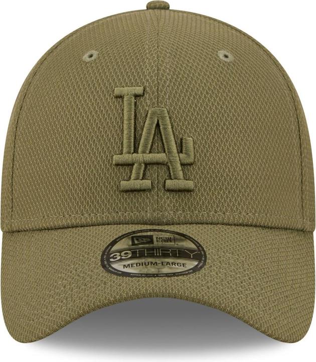 Actual product image New Era 39Thirty Diamond Cap - Los Angeles Dodgers olive (M/L)