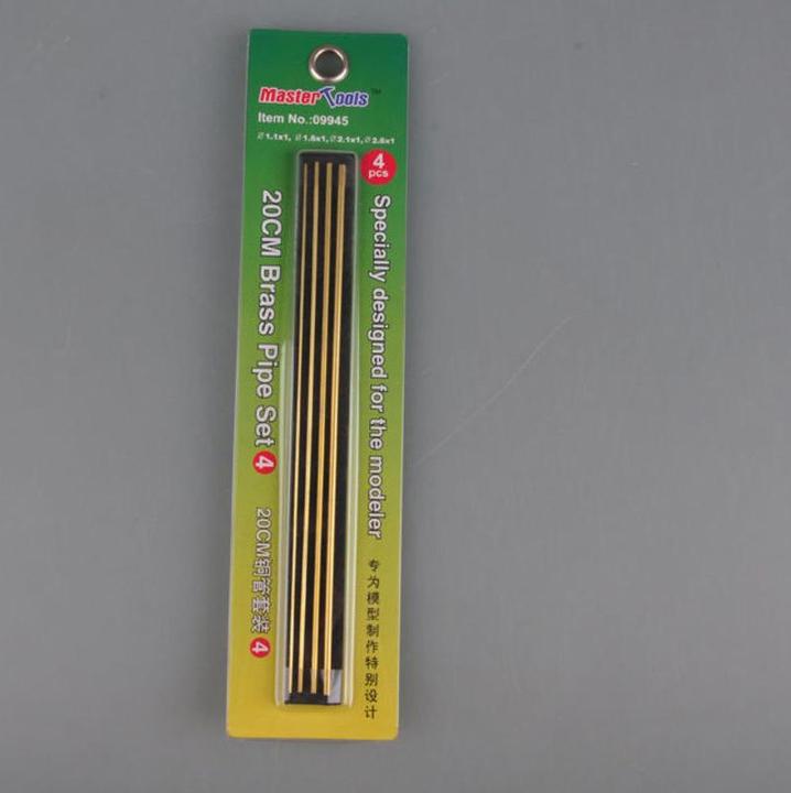 Master Tools 20CM Brass Pipe / Tube en laiton Set 4