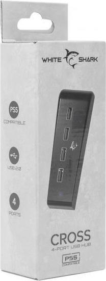 Actual product image White Shark PS5 4-Port USB HUB PS5-0576 Cross (PS5)