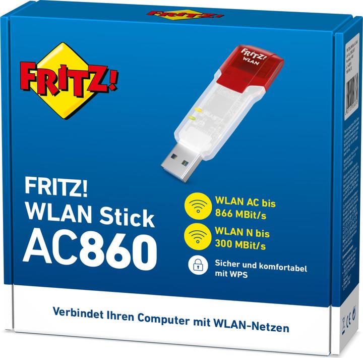 Actual product image AVM FRITZ!WLAN Stick AC 860 (USB)