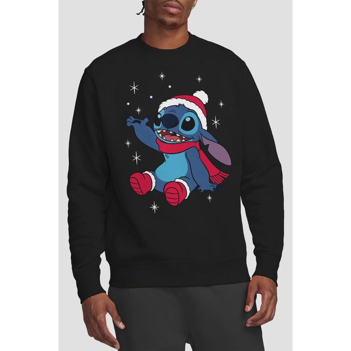 Produktbild Lilo & Stitch Sweatshirt weihnachtliches Design (L)