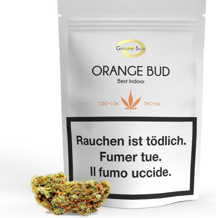 Genuine Swiss Orange Bud Minibuds (10 g, Intérieur)