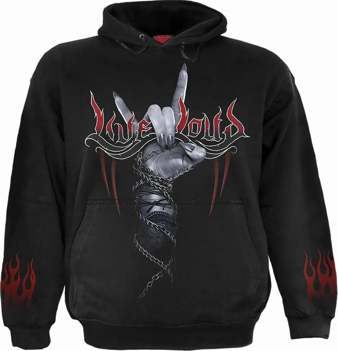 Image du produit Spiral - Sweat à capuche ROCK LOUD - Adulte (L)