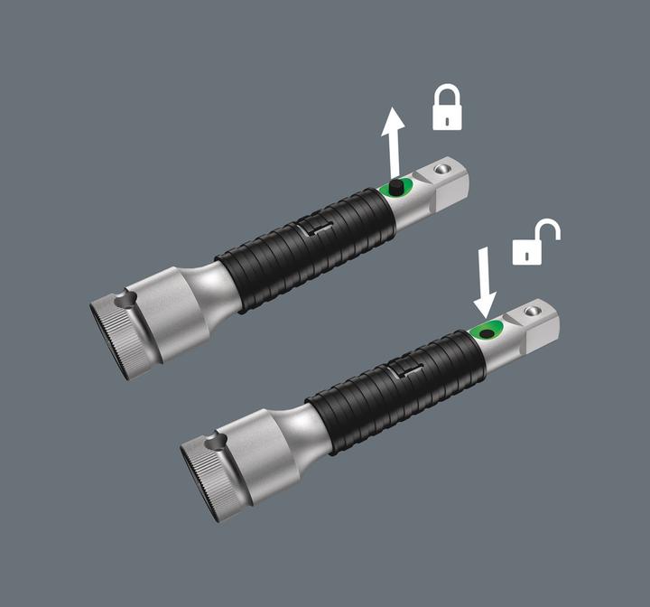 Actual product image Wera 8796 LC Zyklop flexible-lock extension (1/2")