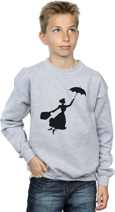 Actual product image Disney Boys Mary Poppins Flying Silhouette Sweatshirt (152, 158)