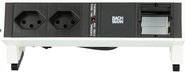 Produktbild Bachmann Steckdosenleiste DESK 2, 2xT13, 1xCustom, w (3 x, Typ 13, 0.20 m)