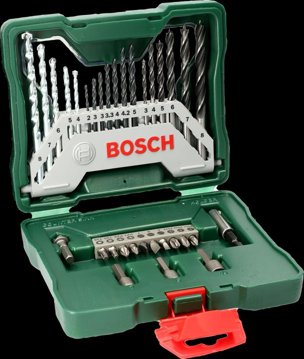 Produktbild Bosch Zubehör X-Line Bohrer- und Schrauber-Set, 33-teilig (2 mm, 3 mm, 4 mm, 5 mm, 6 mm, 7 mm, 8 mm)