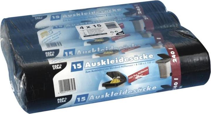 Produktbild Papstar Kehrichtsack (60 x, 240 l)
