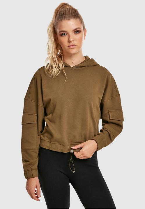 Immagine prodotto Urban Classics Felpa da lavoro corta da donna con cappuccio (4XL)