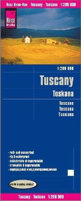 Actual product image Map Tuscany (1:200.000) 200000