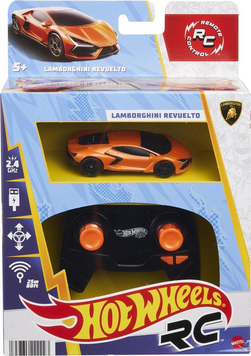 Image du produit Hot Wheels Voiture télécommandée Lamborghini Revuelto 1/64