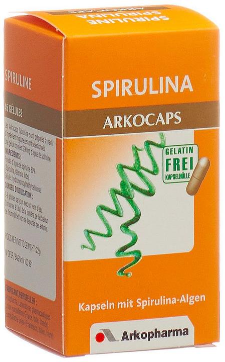 Image du produit Arkopharma Arkocaps Bio Spirulina Kapseln (45 pièce(s), Friandises, 45 g)