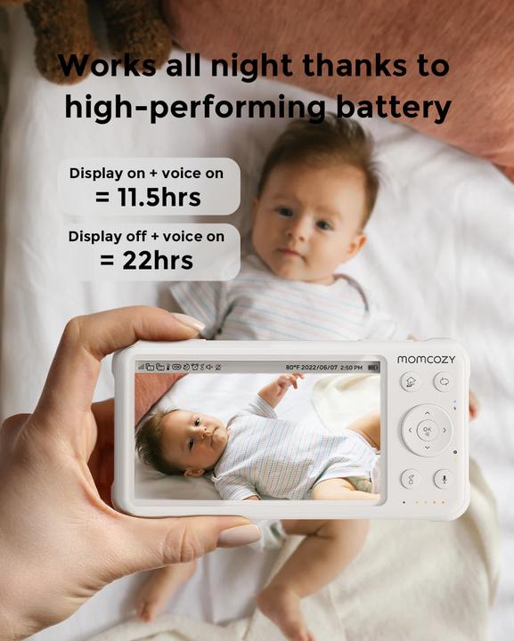 Image du produit Momcozy Moniteur vidéo pour bébé (Vidéo et audio, 300 m)