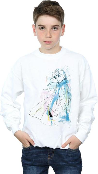 Produktbild Disney Frozen 2 Anna Watercolour Sketch Sweatshirt Jungen (152, 158)