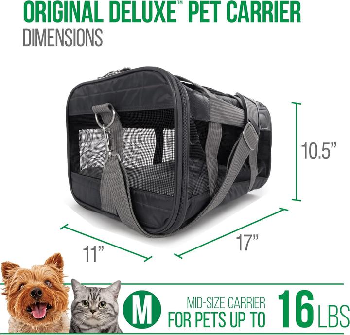 Immagine prodotto Sherpa Deluxe Tier-Transportbox (Cane, Traspirante, Pieghevole)
