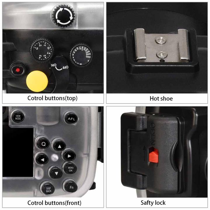 Actual product image Seafrogs SP-8 (Underwater housing, X-T20)