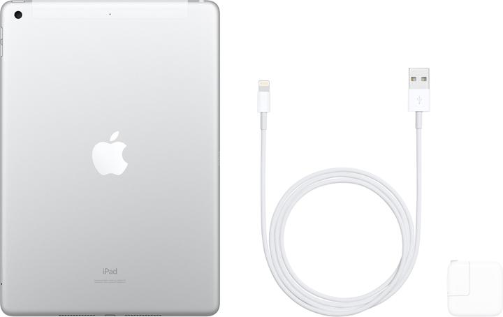Produktbild Apple iPad (2019) (4G, 10.20", 128 GB, Silver)