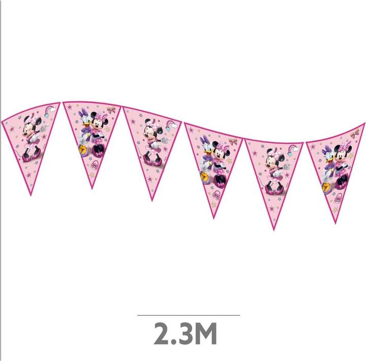 Actual product image GoDan Garland with Minnie Junior Flags