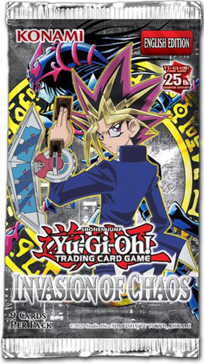Produktbild Yu-Gi-Oh Invasion of Chaos Booster 25th Anniversary -! - EN​ (Englisch, Booster Pack)
