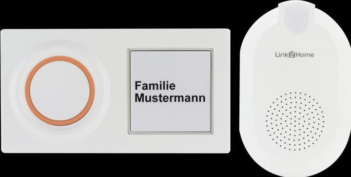 Image du produit REV Link2Home Carillon sans fil avec bouton-poussoir (Funk)