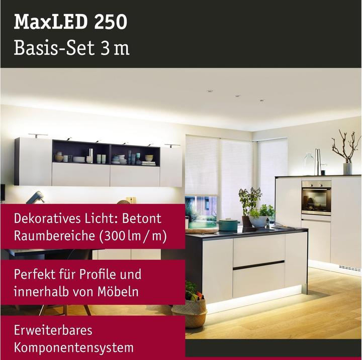 Image du produit Paulmann MaxLED 250 Stripe Set (Blanc chaud, 300 cm, Intérieur)