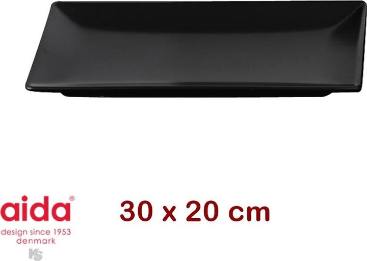 Actual product image Aida Stoneware plate rectangular, 30x20 cm (1 x, 600 cm)