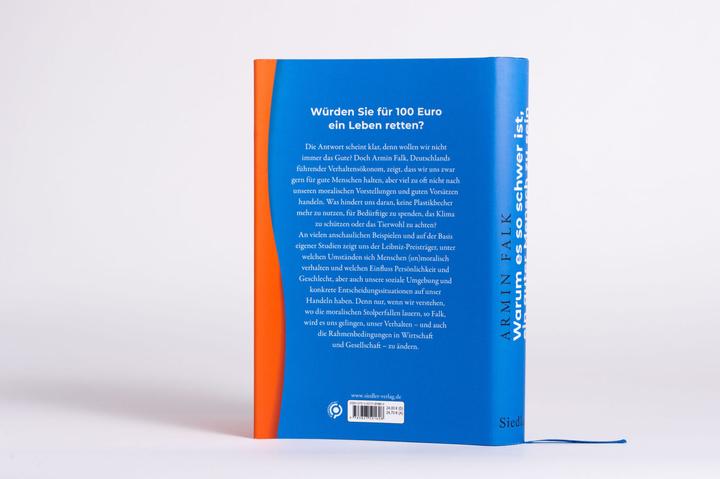 Actual product image Warum es so schwer ist, ein guter Mensch zu sein (German, Armin Falk, 2022)