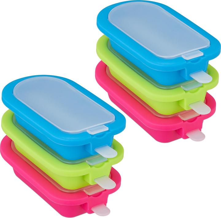 Relaxdays 6x ice cream mould