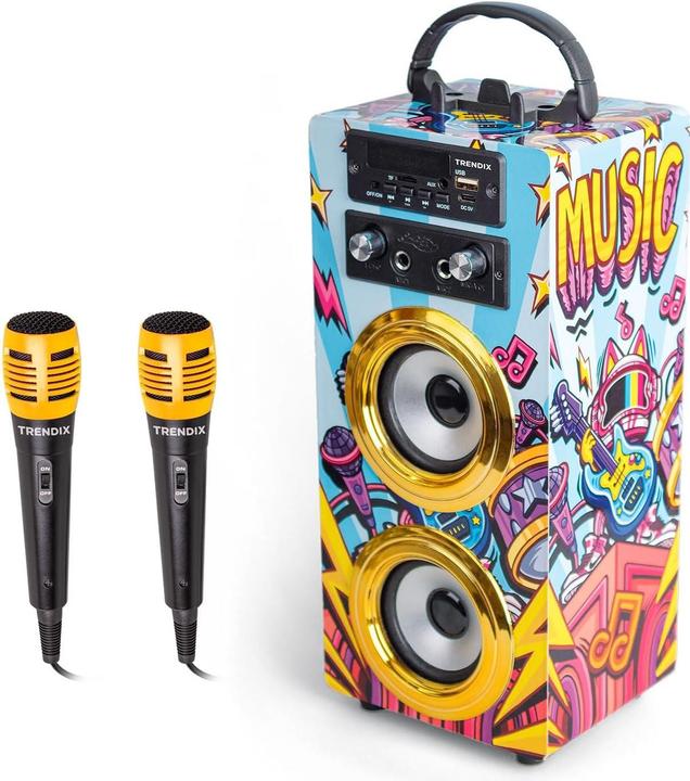 Image du produit Xtrem Karaoke-Maschine Music Star für Kinder mit 2 Mikrofonen
