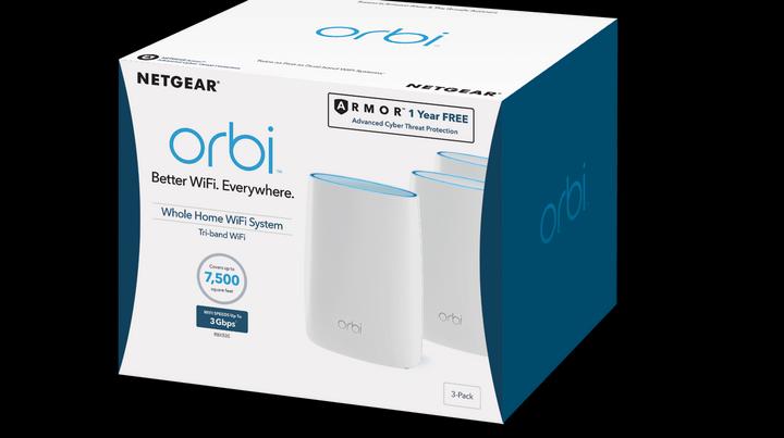 Actual product image Netgear Orbi Armor RBK53S Mesh Wi-Fi set