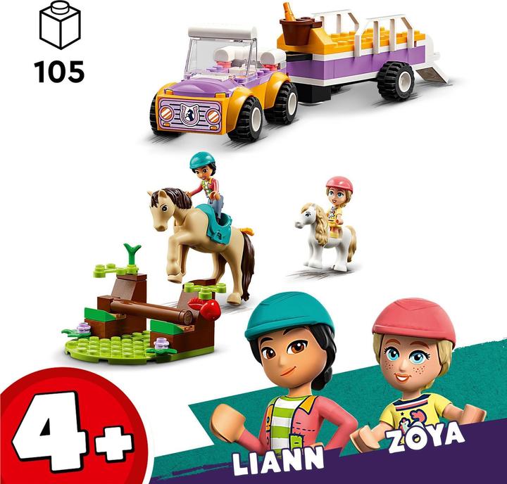 Image du produit LEGO 42634 Remorque pour chevaux et poneys (42634, LEGO Friends)
