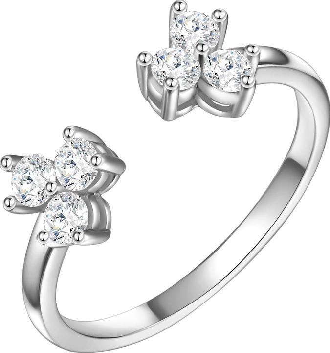 Actual product image Glanzstücke München Ladies Sterling Silver Zirconia silver - 11810 (56, 925 Silver)