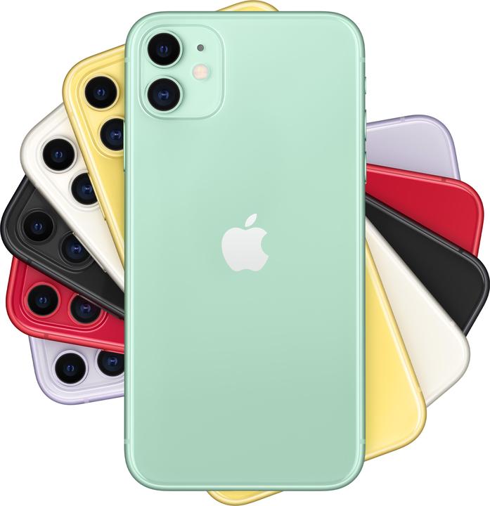 Produktbild Apple iPhone 11 (64 GB, Green, 6.10", SIM + eSIM, 12 Mpx, 4G)