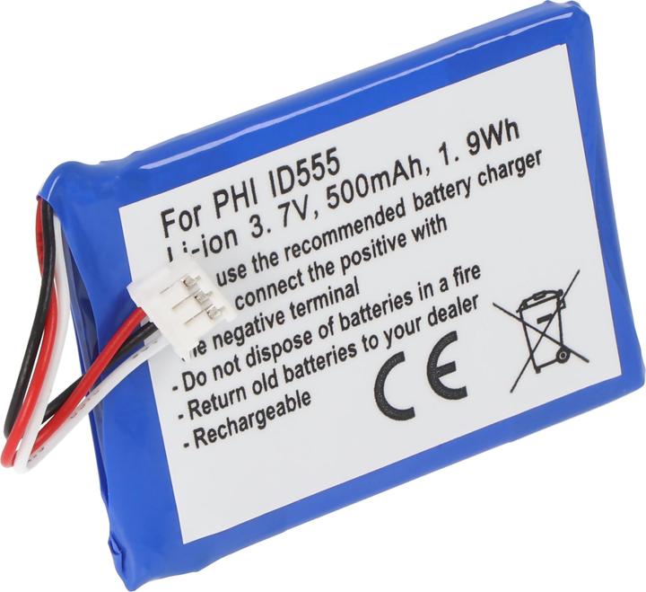 Image du produit Philips Akku ID555, ID5551B/38, ID5552B/38