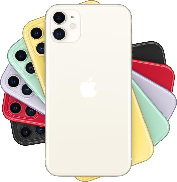 Produktbild Apple iPhone 11 (256 GB, White, 6.10", SIM + eSIM, 12 Mpx, 4G)