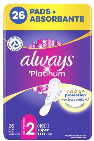 Produktbild Always Platinum Super (26 x, Damenbinden)