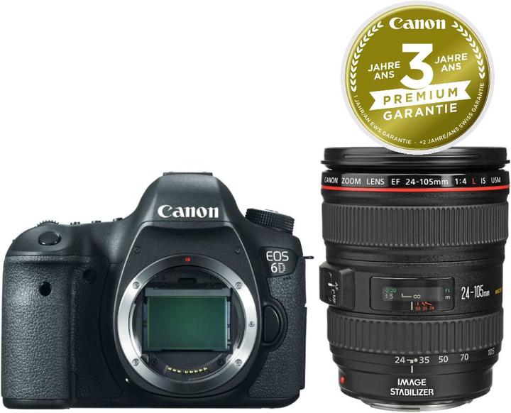 Image du produit Canon Kit EOS 6D 24-105mm f/4 L IS USM - 3 ans de garantie Premium