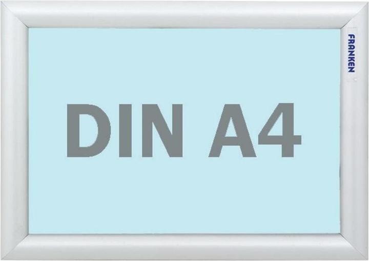 Image du produit Franken Cadre d'affichage "Outdoor", DIN A4, 25 mm de profil de cadre, cadre pliable en aluminium anodisé