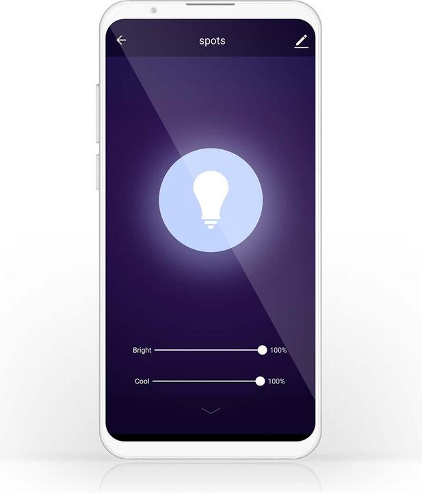Produktbild Nedis WIFILRW10E14 SmartLife LED Bulb WLAN E14 470 lm 4.9 W Warm to Cool White 2700 - 6500 K Energie (E14, 4.90 W, 470 lm, 1 x, F)