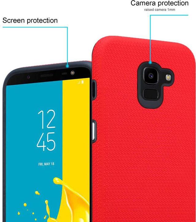 Actual product image Cadorabo Hybrid Triangle Cover (Samsung Galaxy J6 (2018))