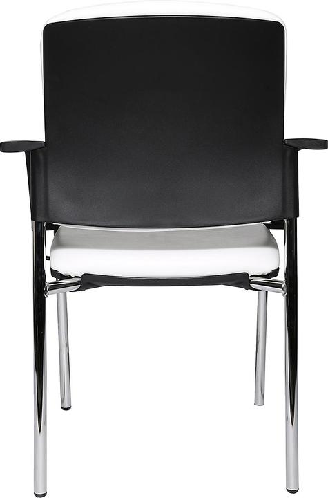 Actual product image Topstar BtoB 10 visitor chair, 4-legged frame, imitation leather upholstery, stackable, incl.