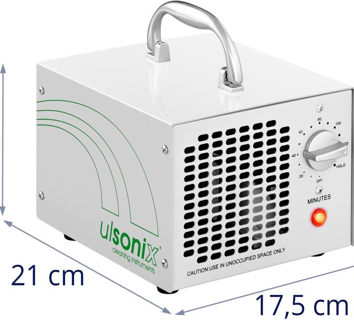 Actual product image Ulsonix Ozongenerator Ozonisator Luftreiniger Ozongerät Ozon 5G Ozon 65W Timer Profi (500 m²)