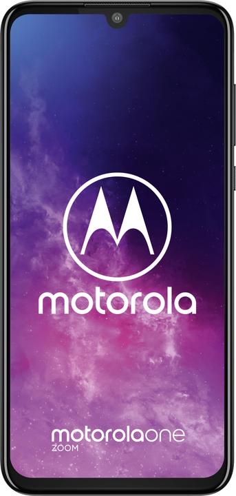 Motorola One Zoom (128 GB, Electric Gray, 6.39", Hybrid Dual SIM, 48 Mpx, 4G)