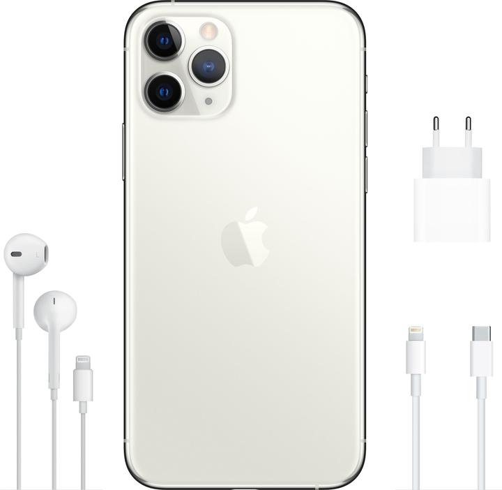 Immagine prodotto Apple iPhone 11 Pro (512 GB, Argento, 5.80", SIM + eSIM, 12 Mpx, 4G)